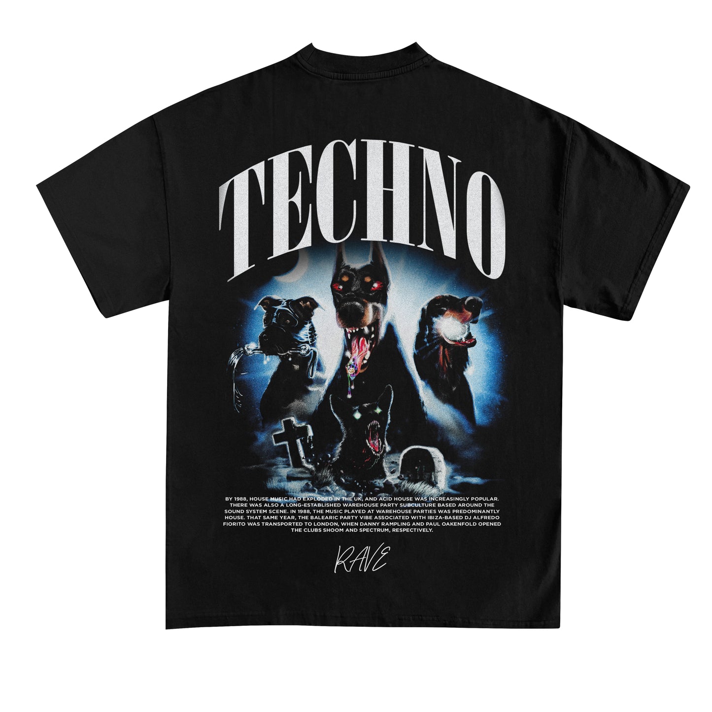 Techno Rave (Backprint) Shirt