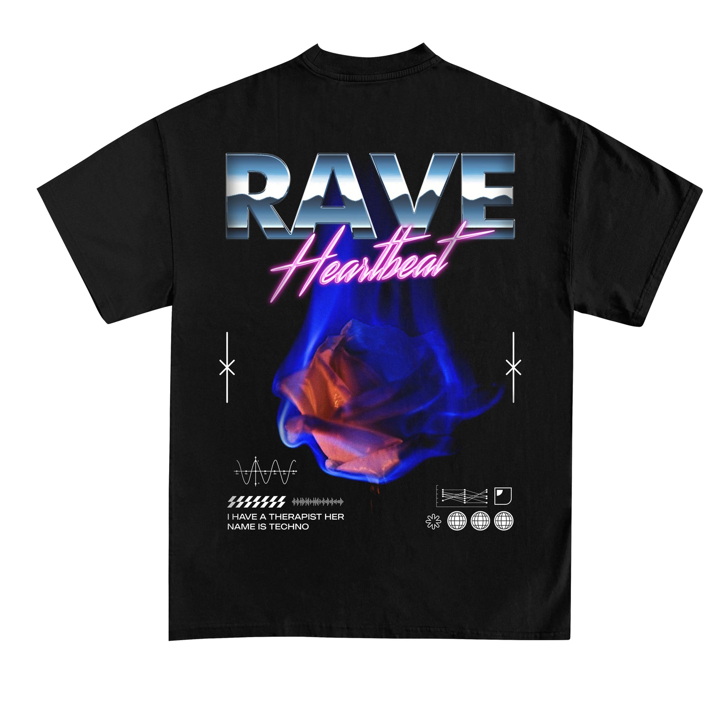 Rave Heartbeat (Backprint) Shirt