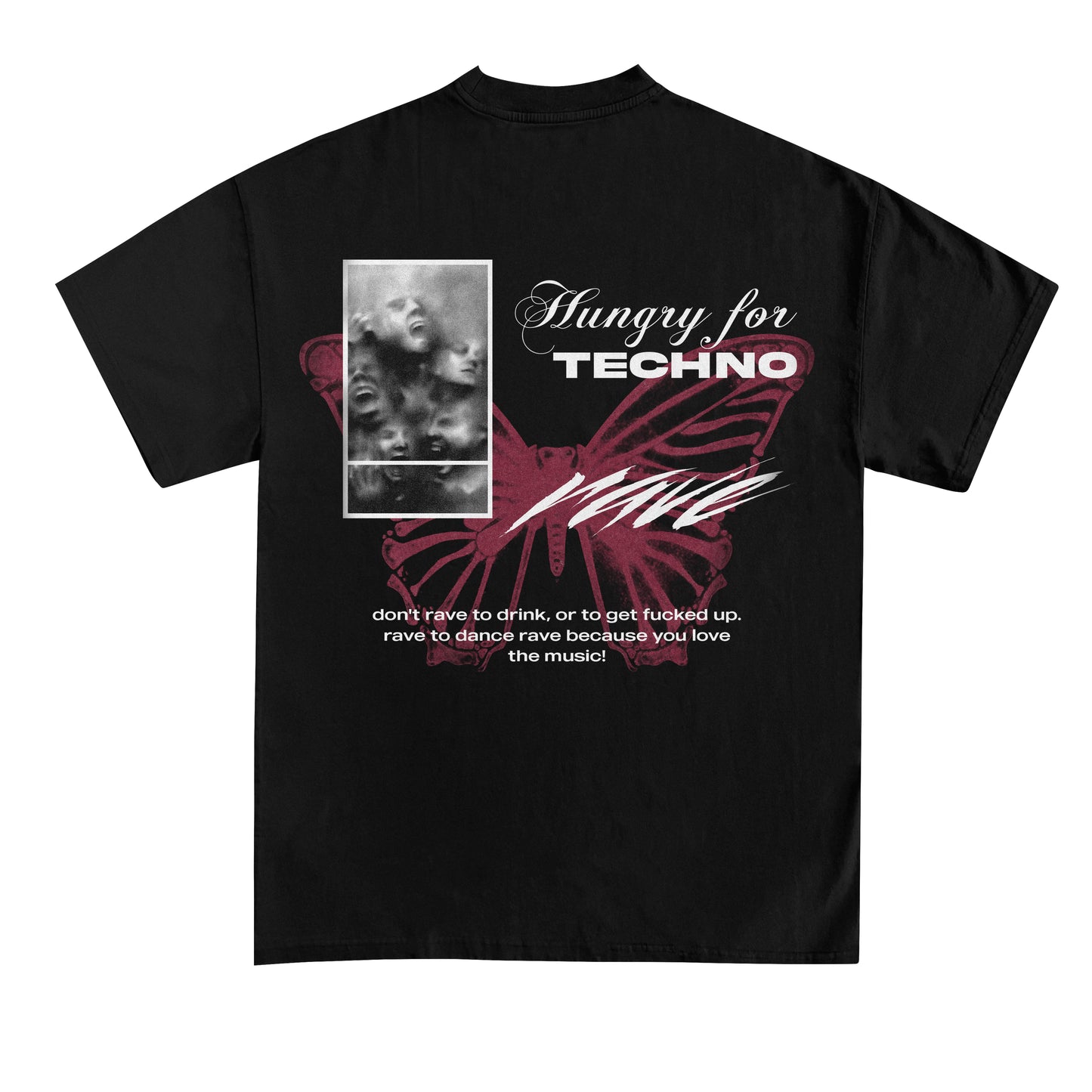 Hungry for Techno (Backprint) Shirt