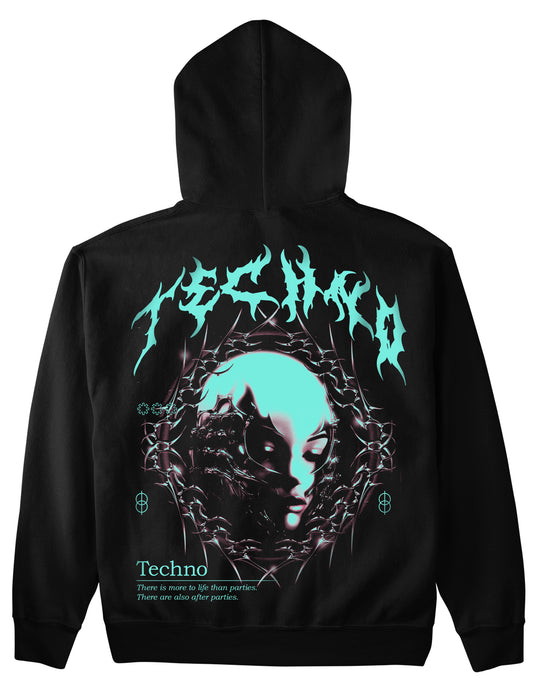 Techno Parties (Backprint) Hoodie