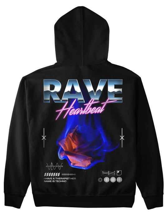 Rave Heartbeat (Backprint) Hoodie