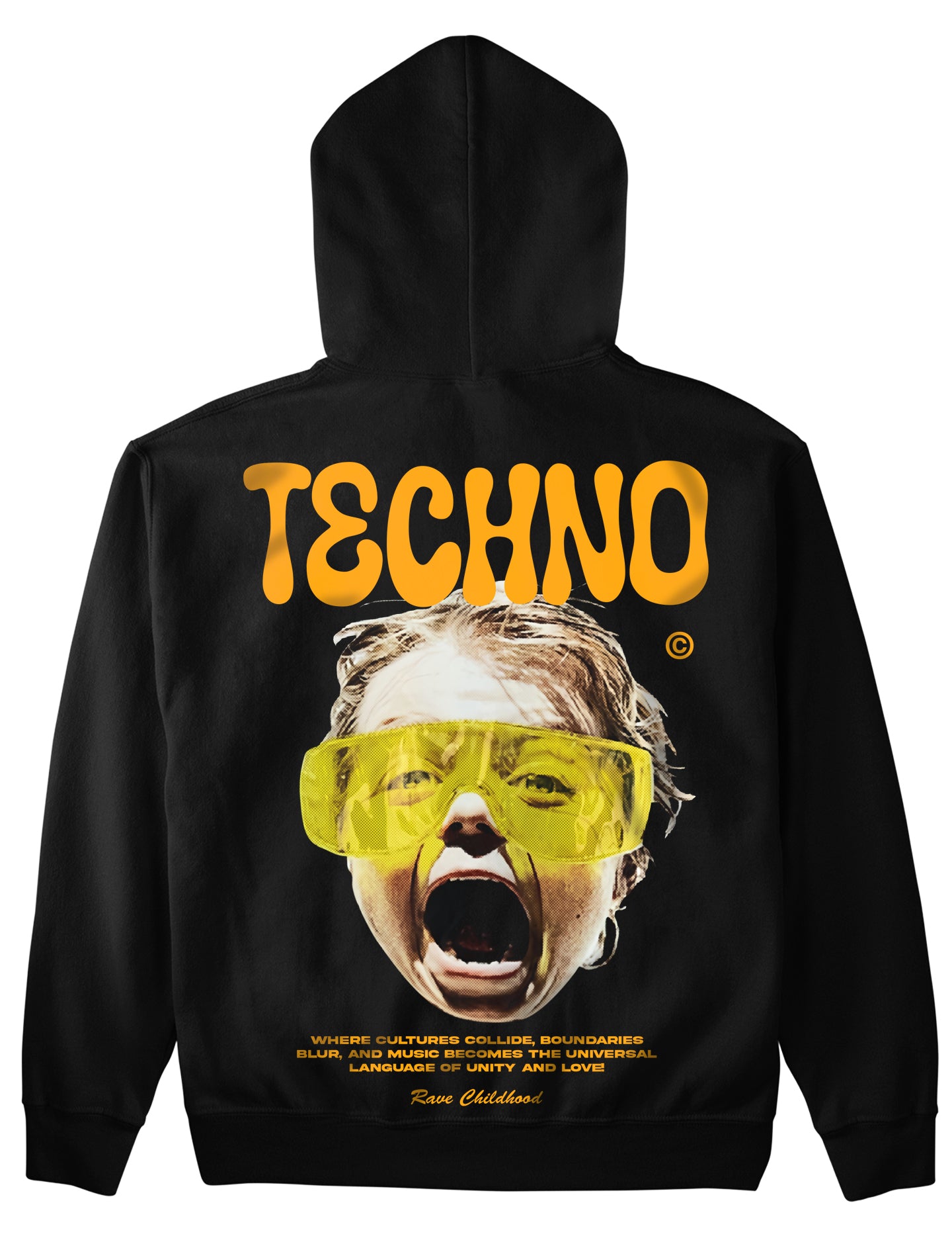 Techno (Backprint) Hoodie