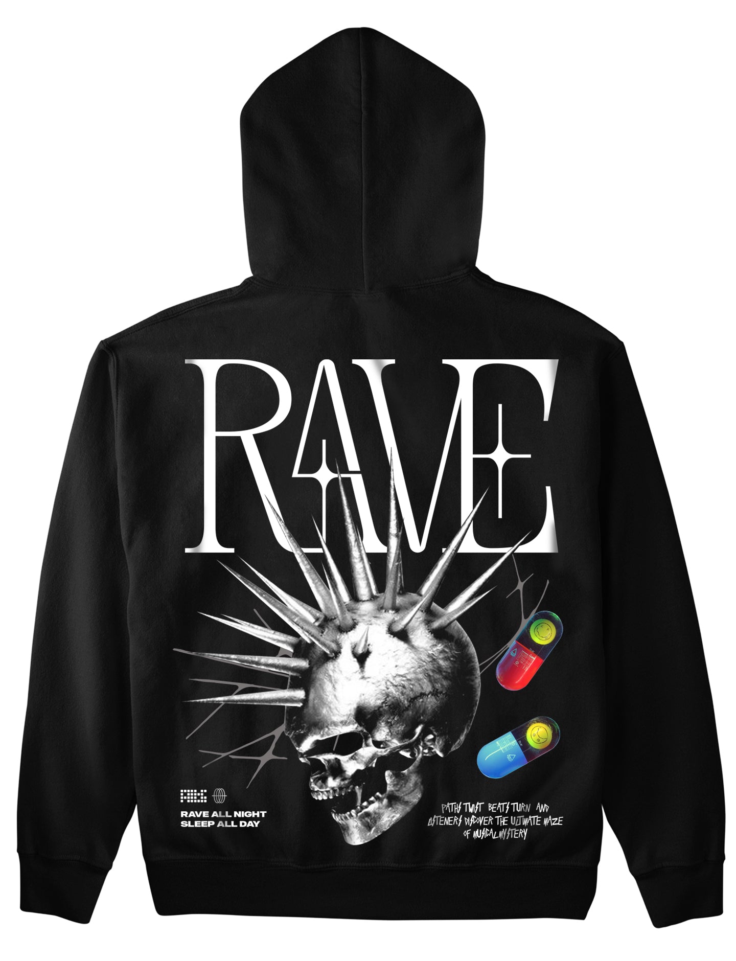 Skull (Backprint) Hoodie