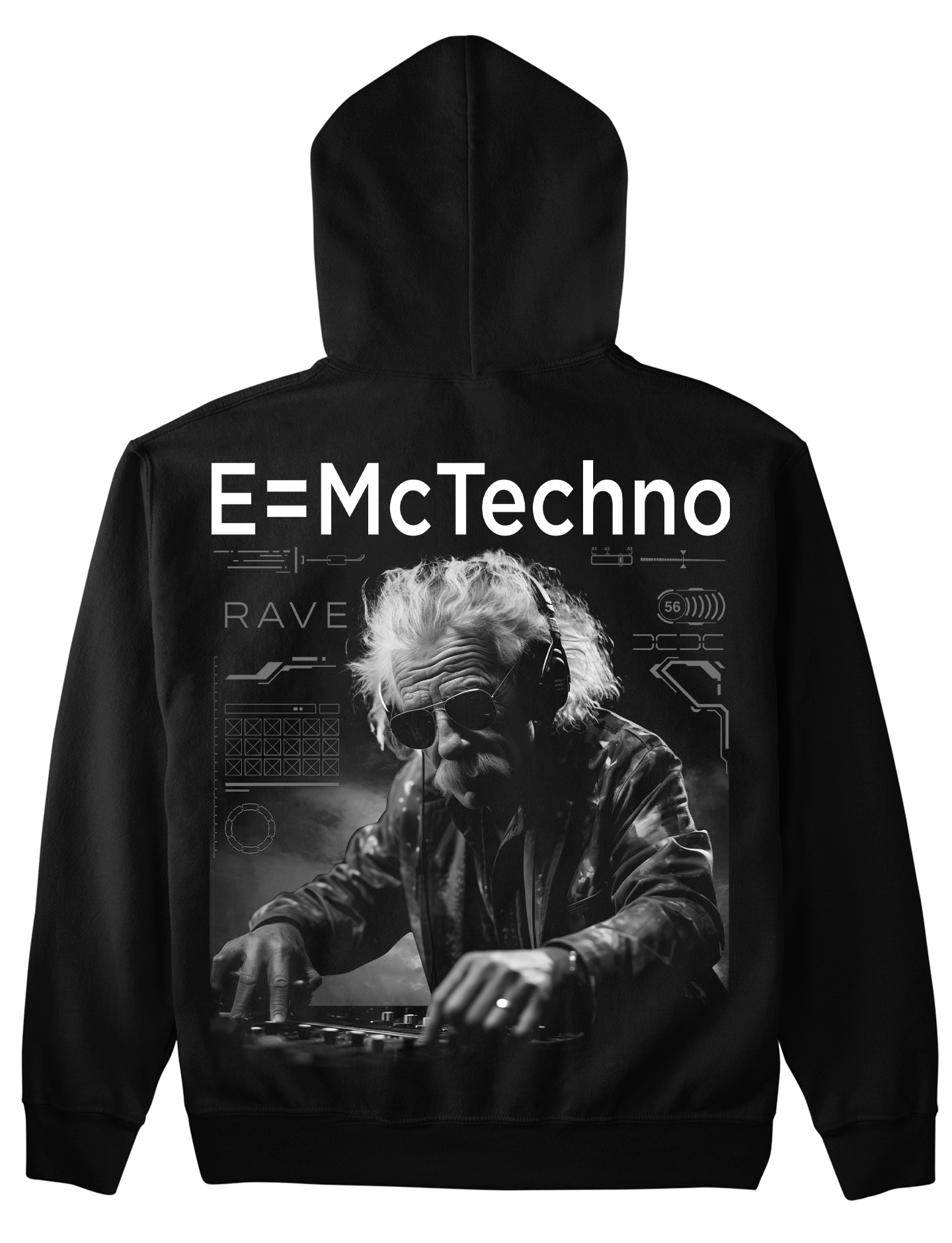 E=McTechno Hoodie