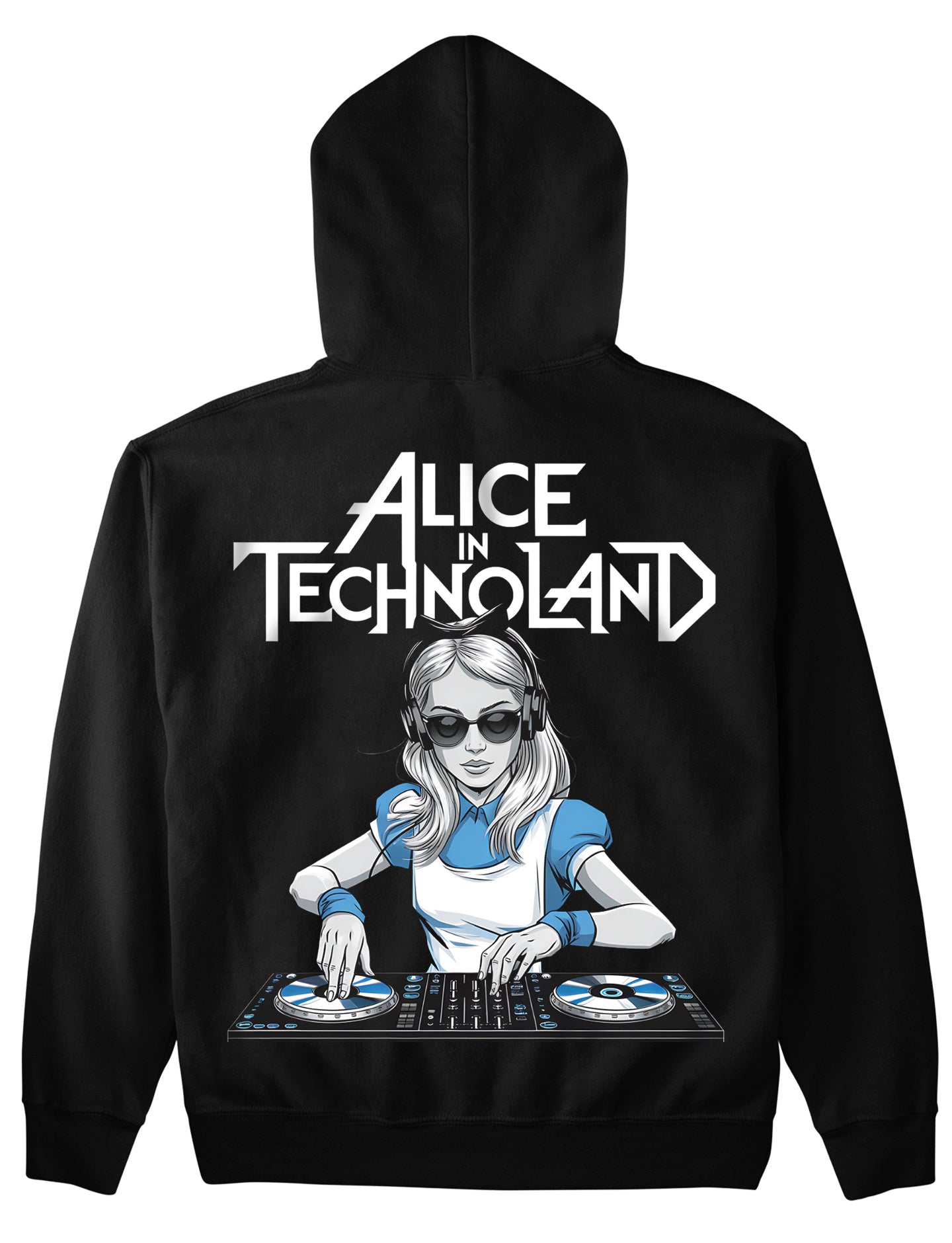 Alice in Technoland (Backprint) Hoodie