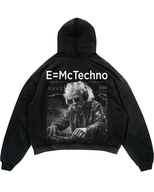 E=McTechno Oversized Hoodie