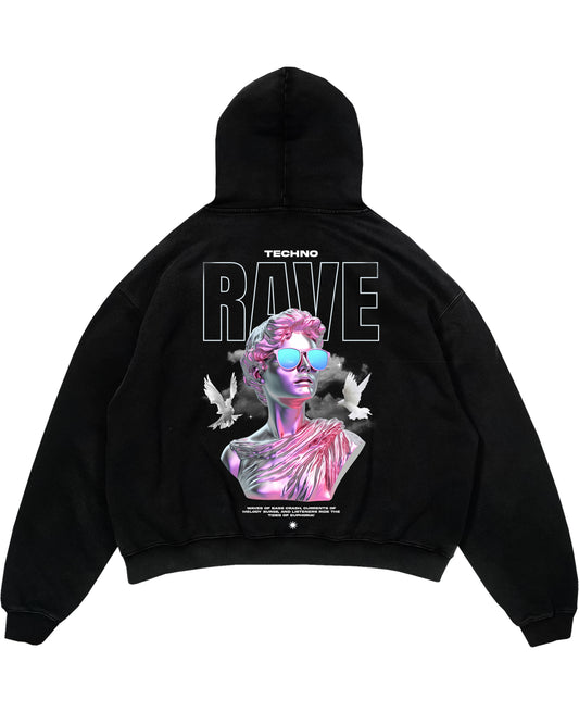 Waves Oversized (Backprint) Hoodie