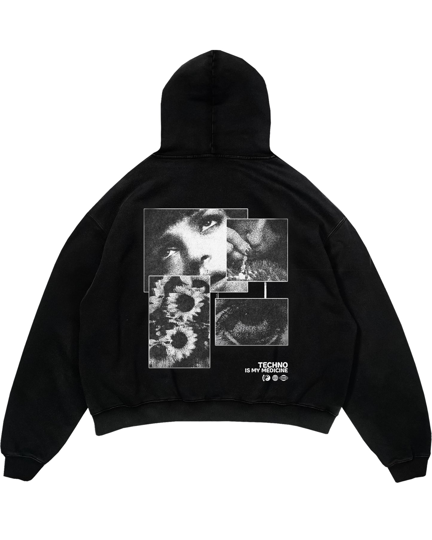 Techno Medicine Oversized (Backprint) Hoodie