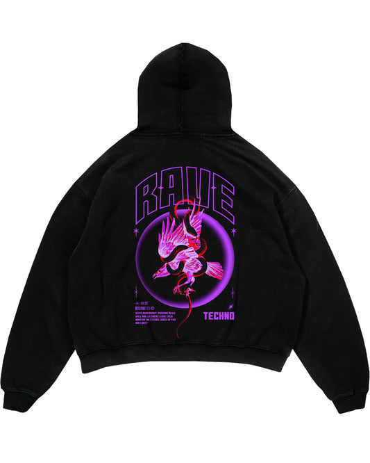 Rave Oversized (Backprint) Hoodie