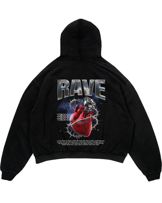 Rave Oversized (Backprint) Hoodie