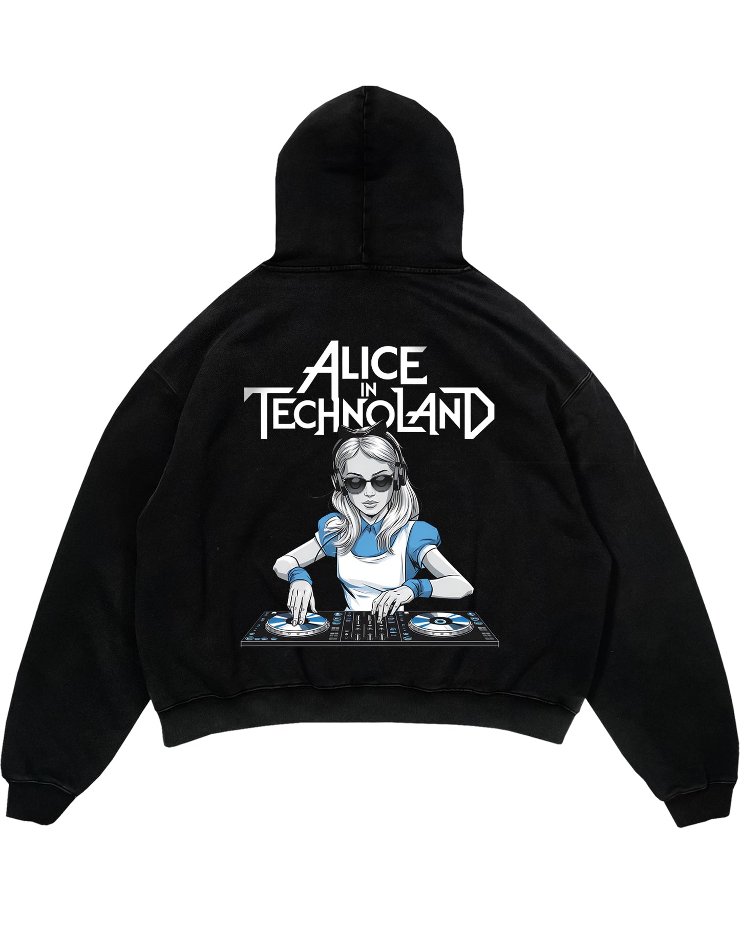 Alice in Technoland Oversized (Backprint) Hoodie