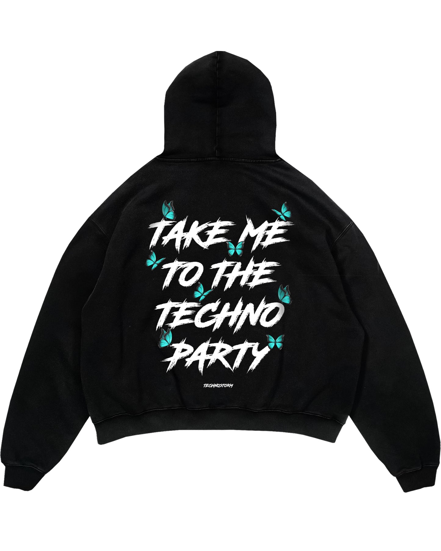 Techno Party Oversized (Backprint) Hoodie