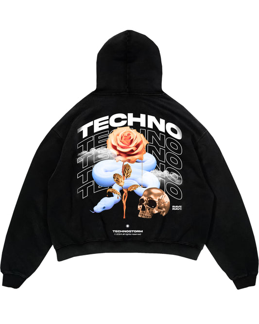 Techno Snake Oversized (Backprint) Hoodie