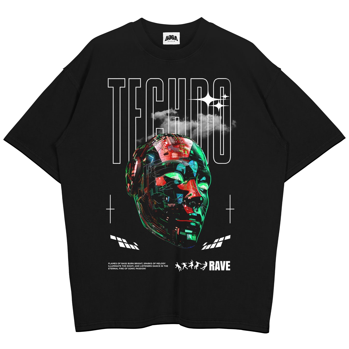 Techno Mask Oversized Shirt