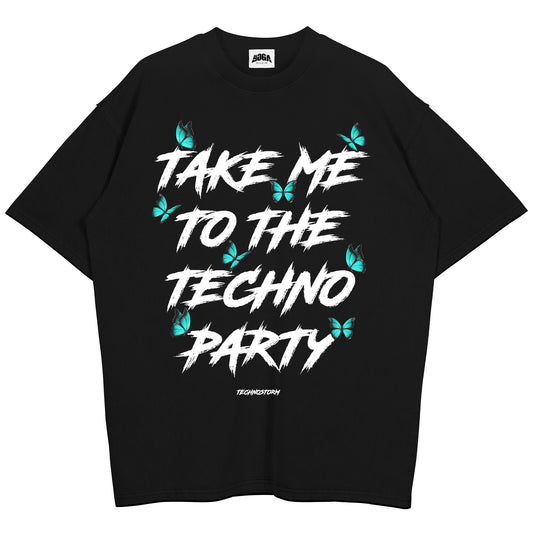 Techno Party Oversized Shirt