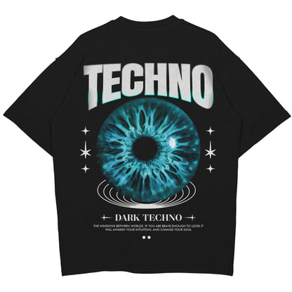 Dark Techno Oversized (Backprint) Shirt