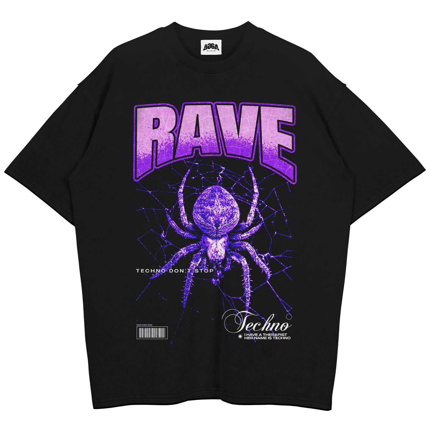 Rave Spider Oversized Shirt