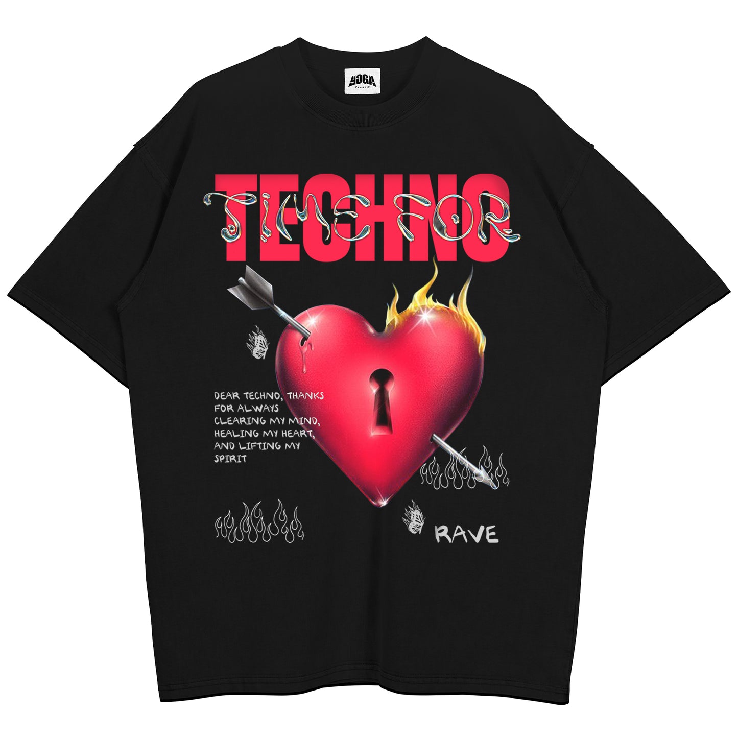Dear Techno Oversized Shirt