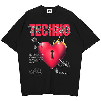 Dear Techno Oversized Shirt