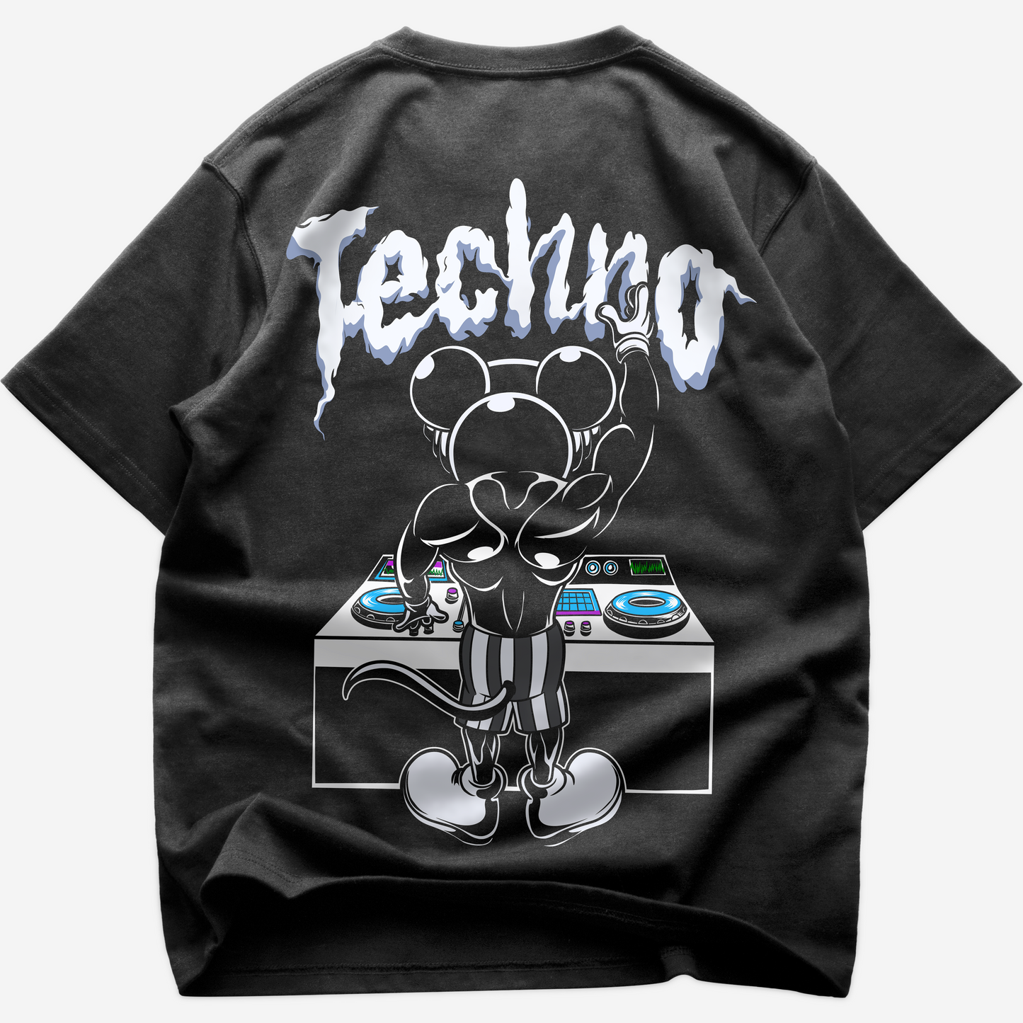 DJ (backprint) oversized shirt