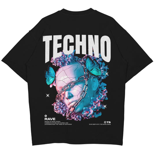 Waves of bass Oversized (Backprint) Shirt