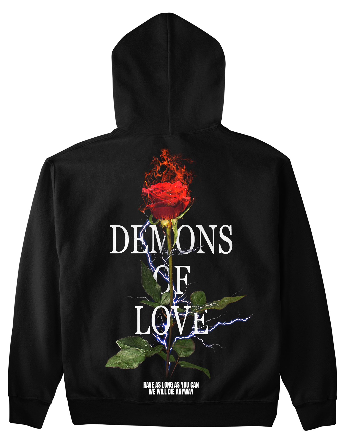 fire rose Hoodie