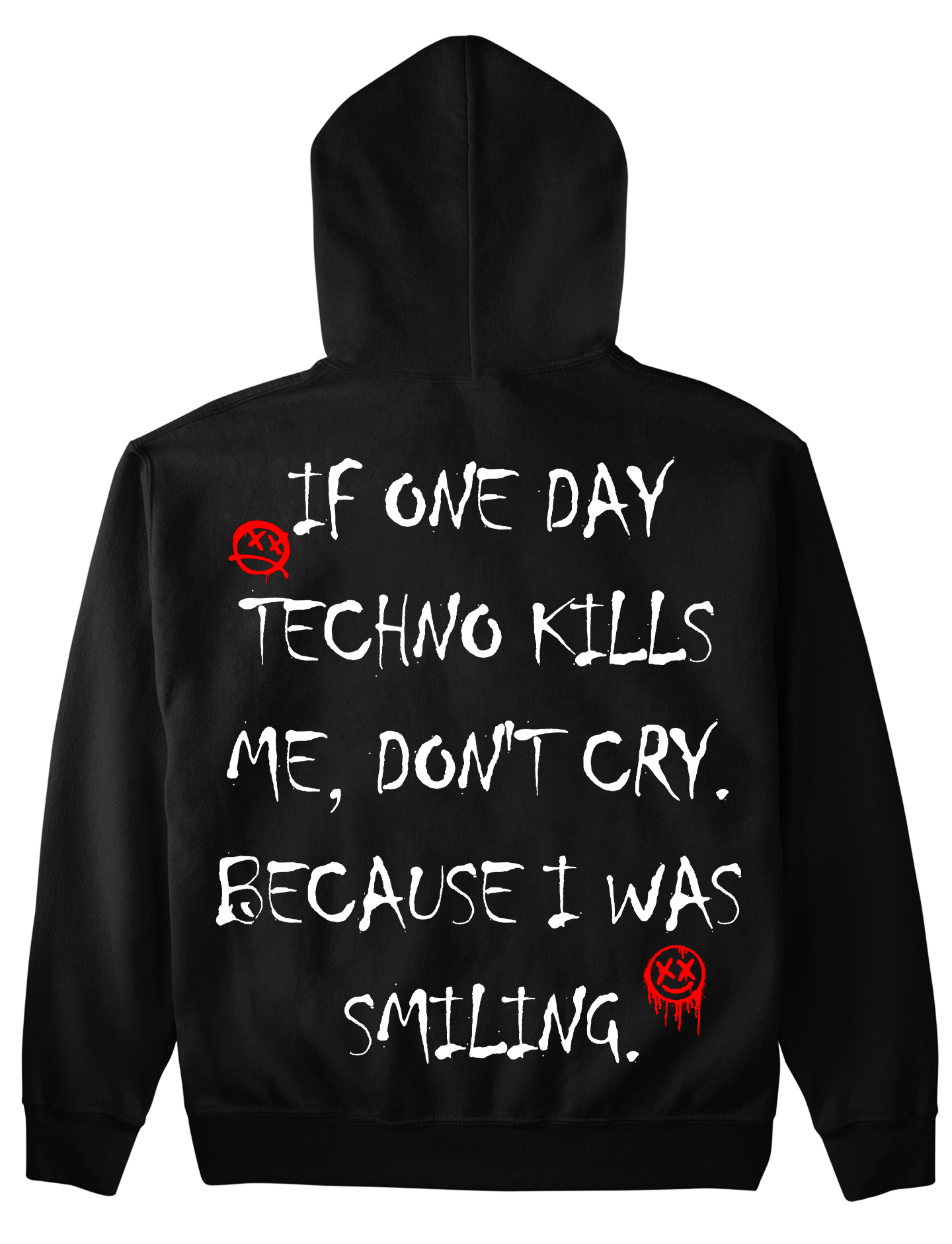 Smiling hoodie