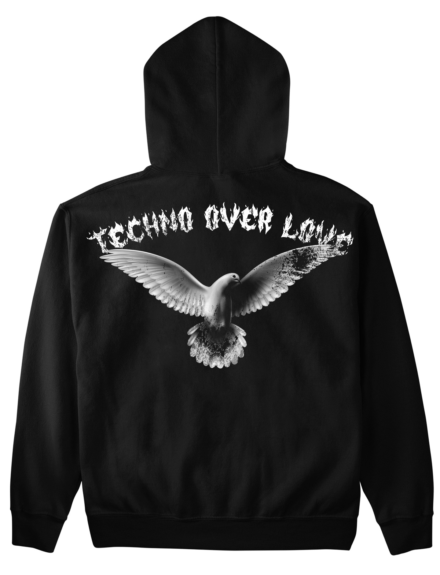 Techno Over Love Hoodie