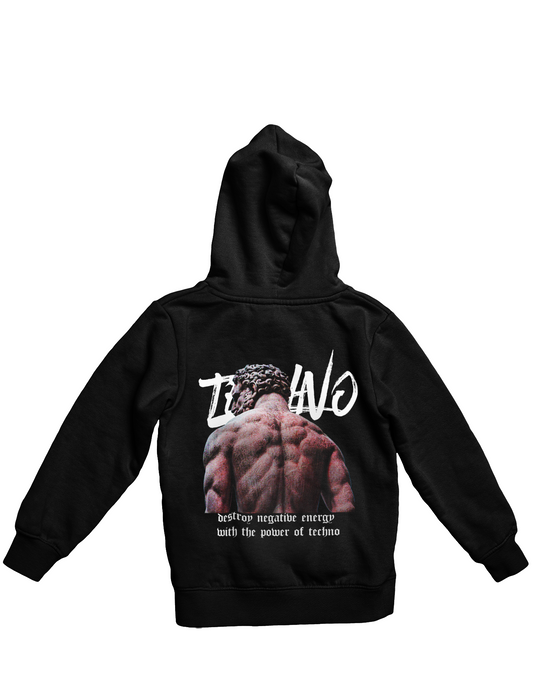 power of techno Hoodie