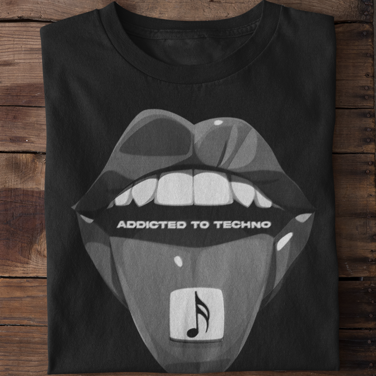 addicted to techno t-shirt 