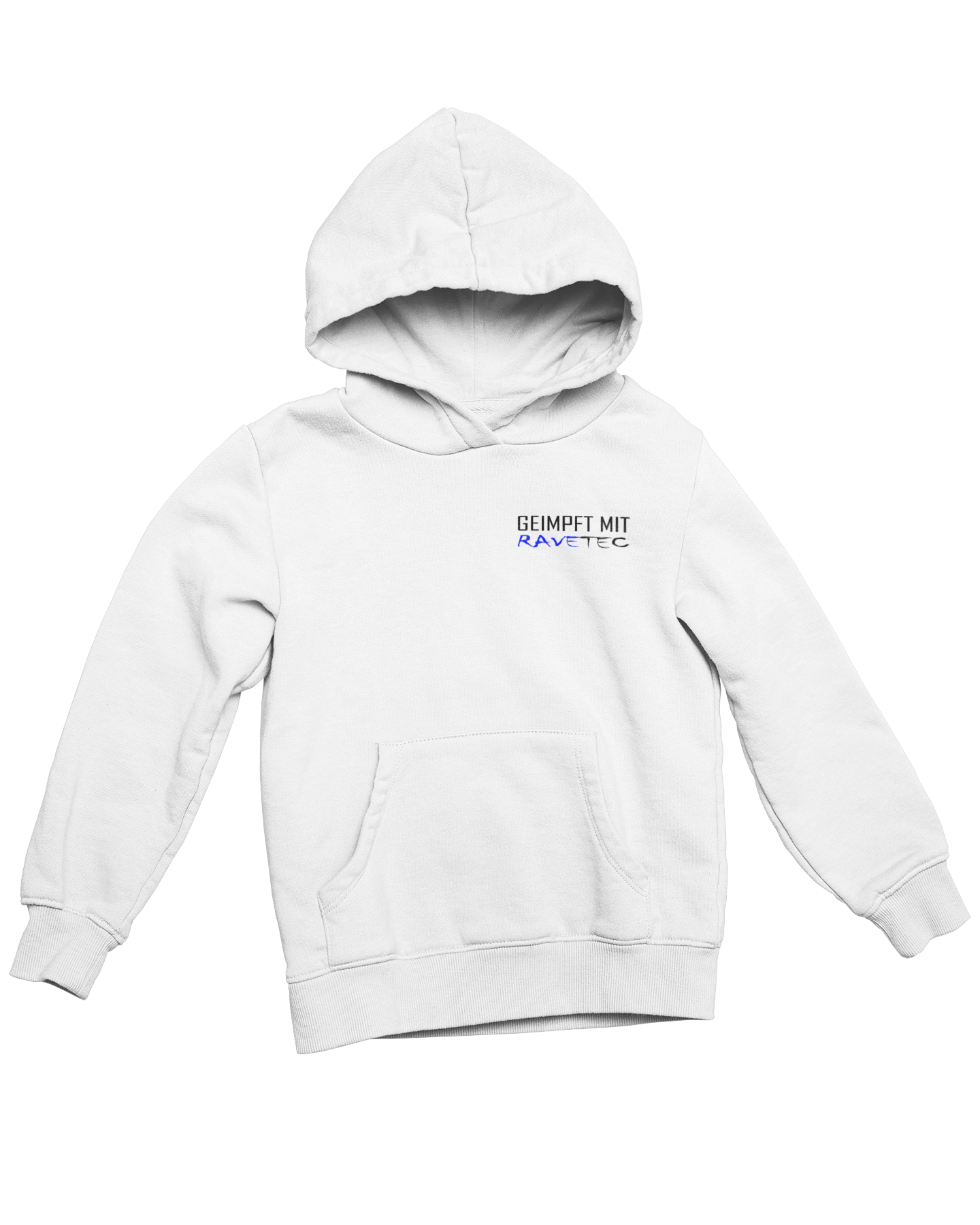 Geimpft mit Ravetec Hoodie