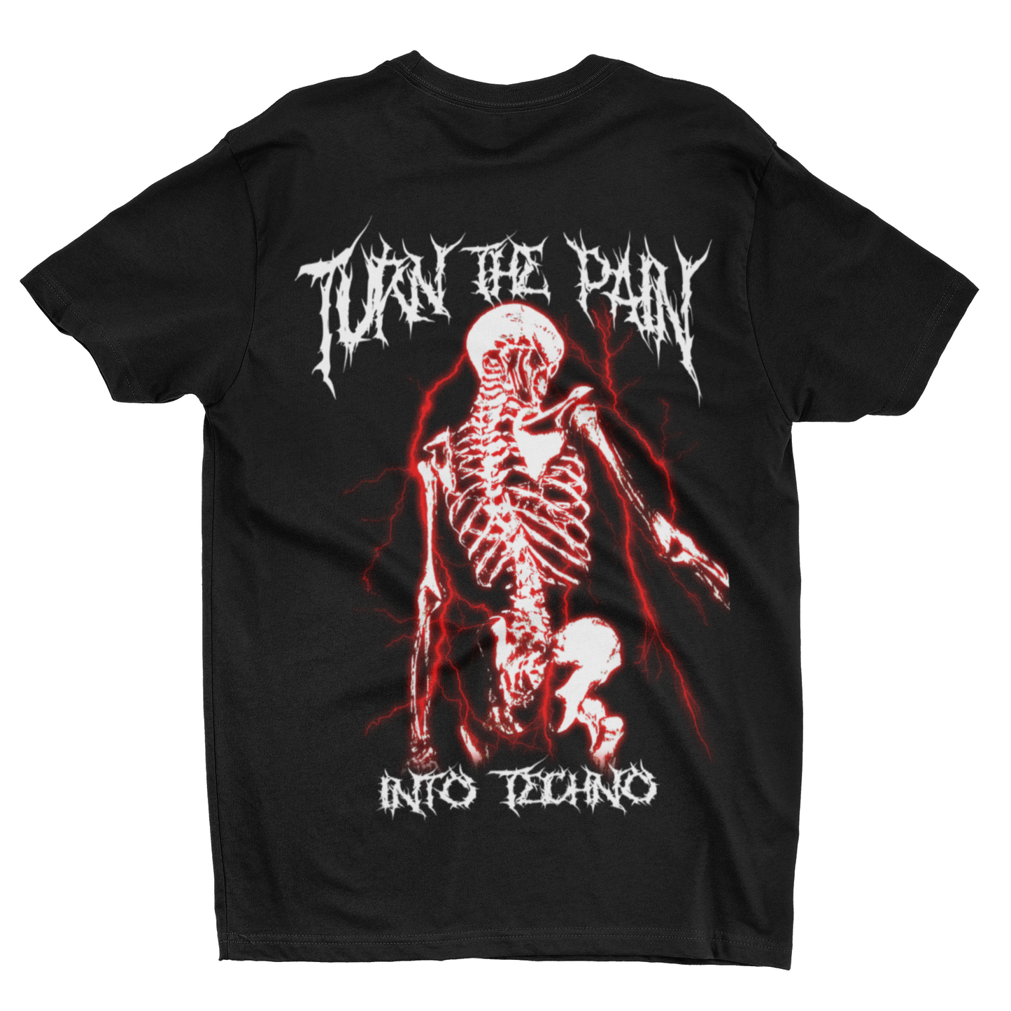 Turn the pain into techno (Backprint) Shirt