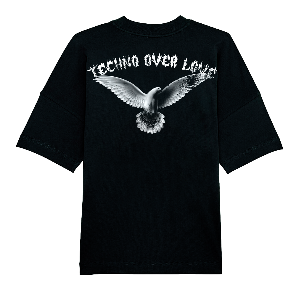 Techno Over Love (Backprint) Oversize Blaster