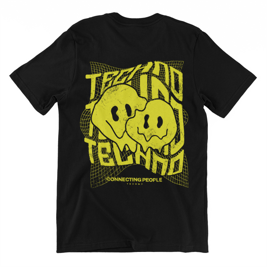 Techno connecting people t-shirt 