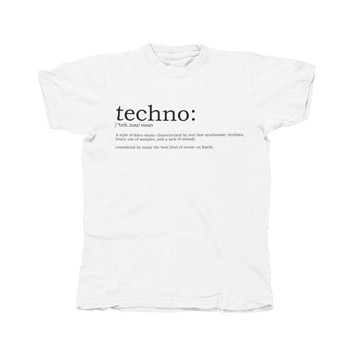 techno t shirt